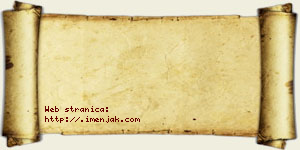 Una Sibinović vizit kartica